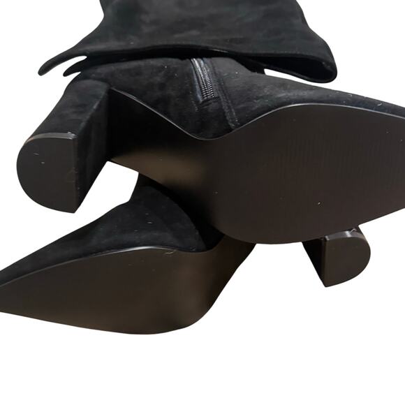 Steve Madden Blyss Women's Boots Pointed Toe Black Suede Size 7.5 NWB - Picture 7 of 13